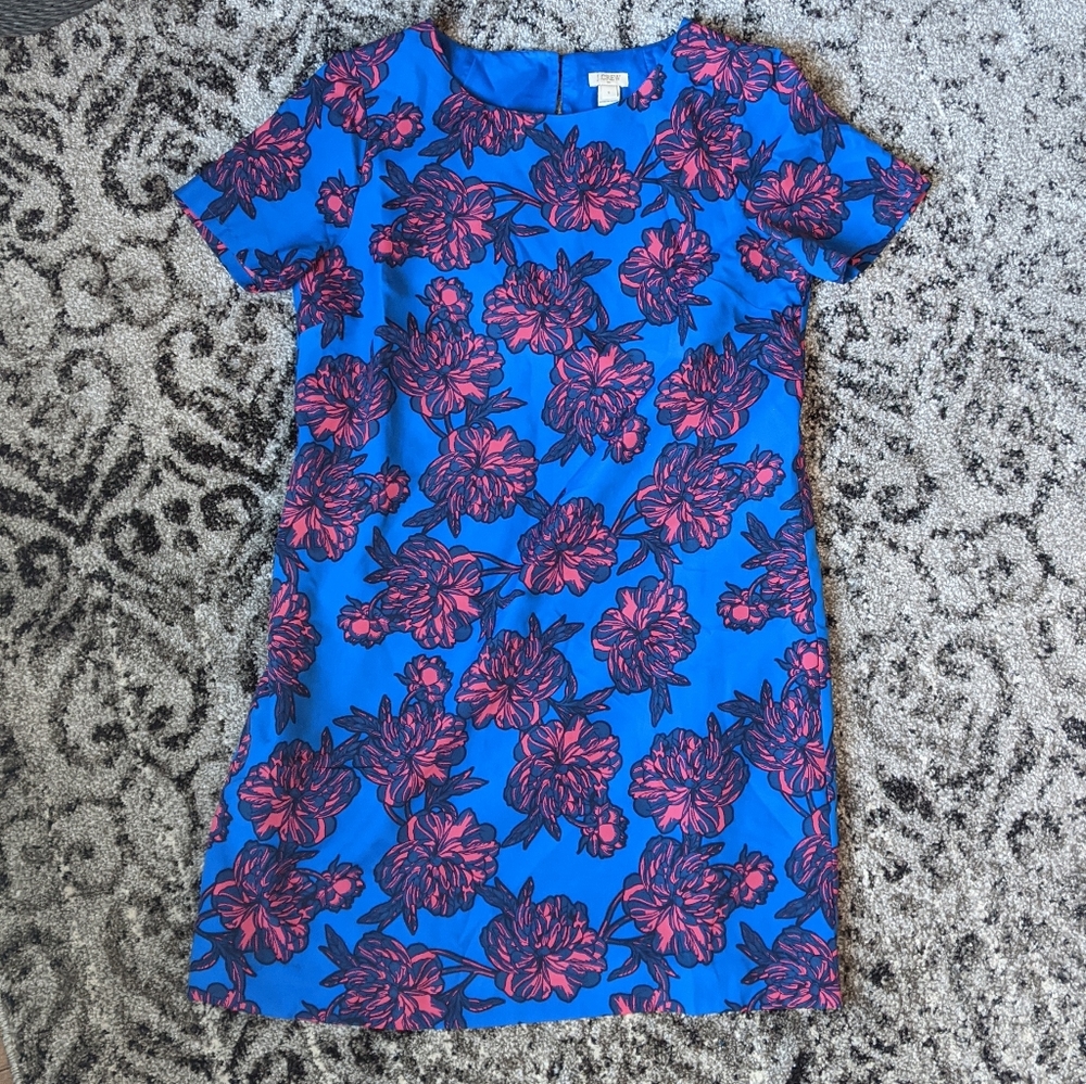 Floral shirt dress